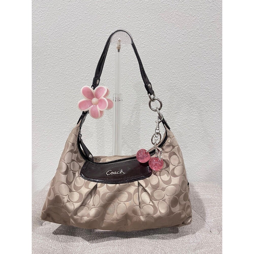 Coach Signature C Monogram Shoulder Bag - Picture 2 of 11